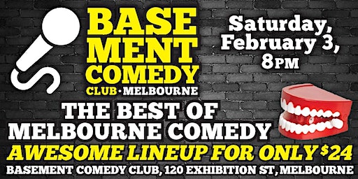 Basement Comedy Club - Saturday, February 3, 8pm | Basement Comedy Club