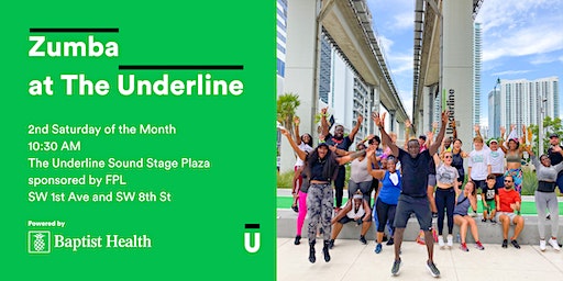 Zumba at The Underline | The Underline Brickell Backyard Sound Stage Plaza sponsored by Florida Power & Light