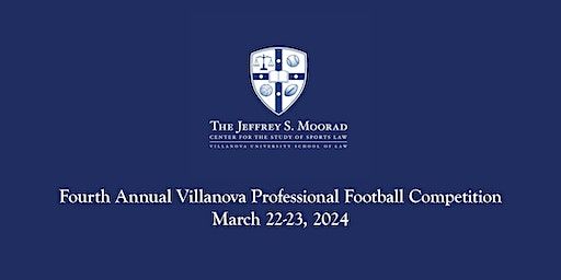 Villanova Professional Football Competition | Villanova University School of Law- held virtually