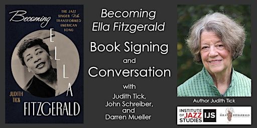 BOOK SIGNING AND CONVERSATION - Becoming Ella Fitzgerald | Clement's Place