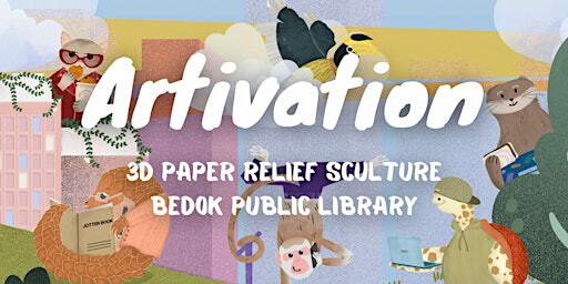 Artivation Relief Papercraft - Macaque | Bedok Public Library - Programme Zone