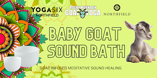 Baby Goat Sound Bath - October 10th (NORTHFIELD) | 8210 Northfield Boulevard,#1250, Denver,80238,US