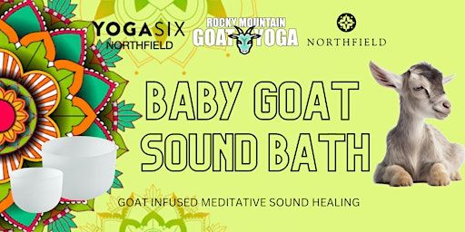 Baby Goat Sound Bath - October 10th (NORTHFIELD) | 8210 Northfield Boulevard,#1250, Denver,80238,US