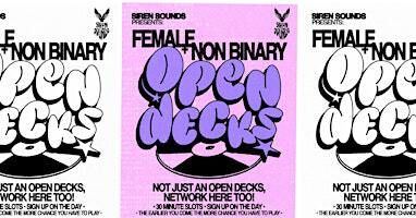 Siren Sounds: Open Decks Takeover | CANNED HEAT BEERS