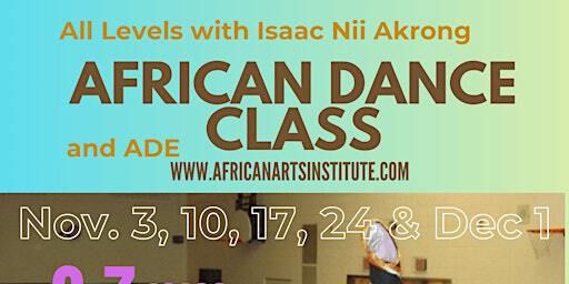 African Dance Classes | Quinte Ballet School of Canada