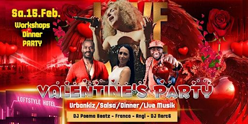 Valentine's Party Urbankiz & Salsa | Loftstyle Hotel Hannover