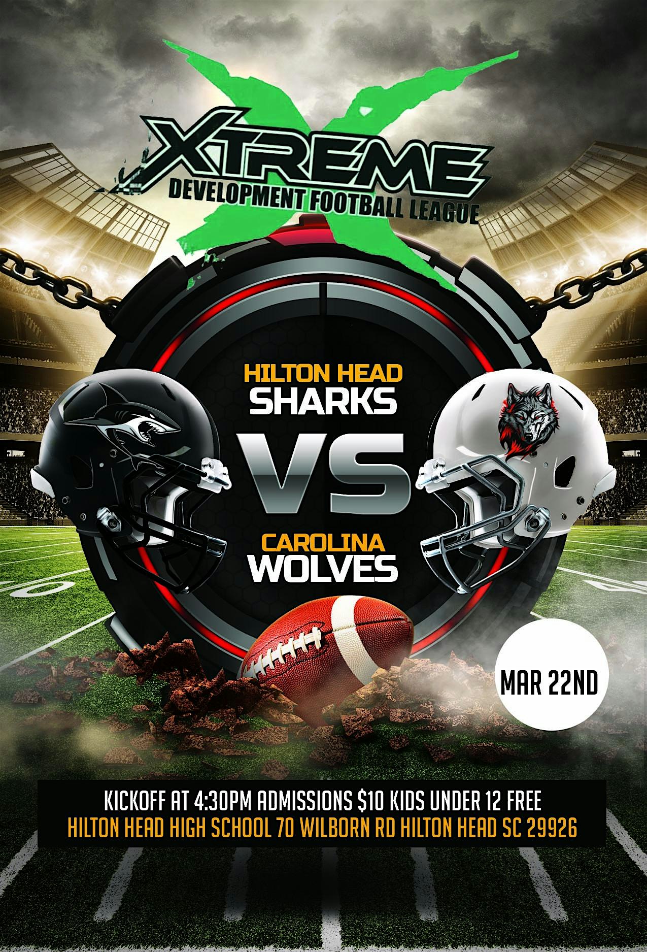Hilton Head Sharks vs Carolina Wolves | Hilton Head Island High School