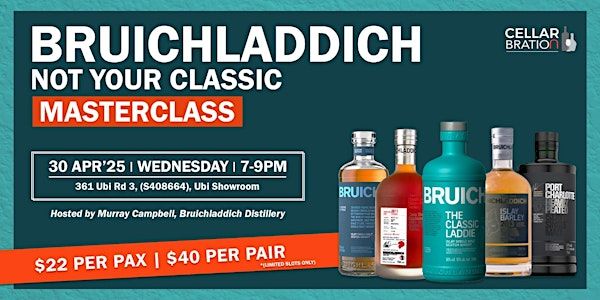 Bruichladdich Whisky Masterclass | Cellarbration