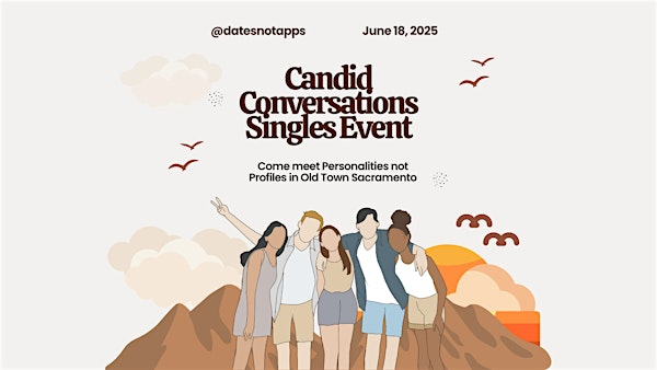 Candid Conversations - Singles Event - Hosted by Dates not Apps | Glow Studio