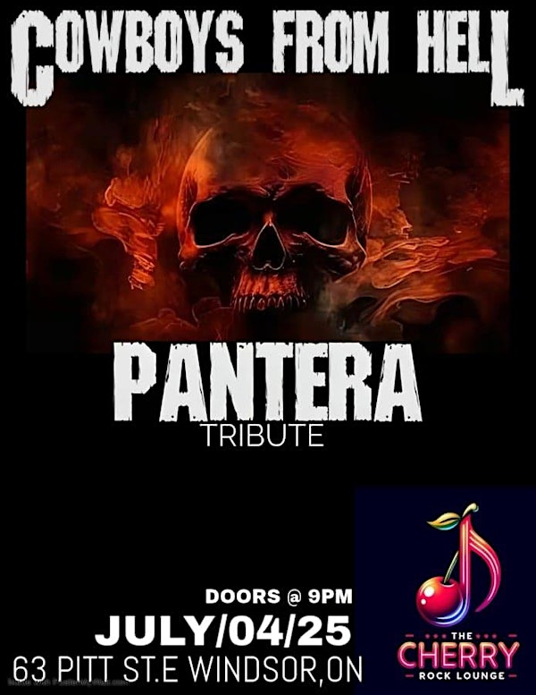 Cowboys From Hell - Tribute to Pantera | The Cherry Rock Lounge