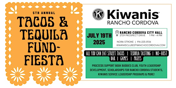 Tacos & Tequila Fund-Fiesta | Rancho Cordova City Hall