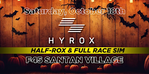 Halloween HYROX Sim F45 Santan Village | 2810 S Market St