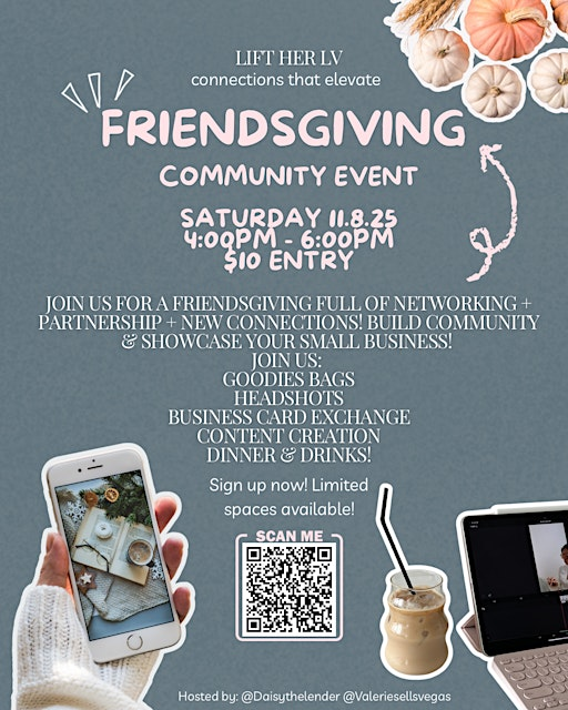 Lift Her LV: Friendsgiving | 7800 W Ann Rd suite 100