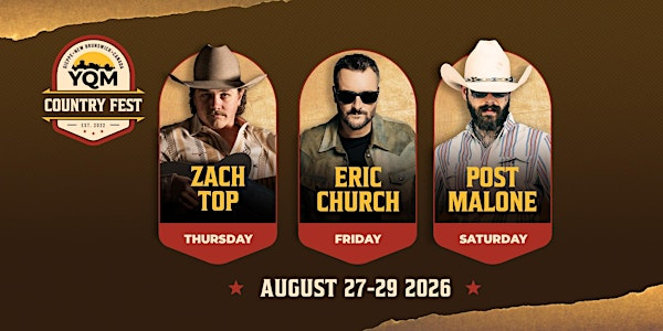 YQM Country Fest 2026 | Site MusiquArt Site