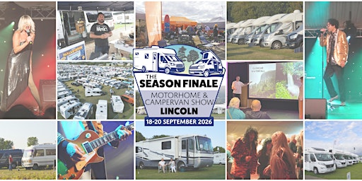 The Motorhome & Campervan Show Season Finale 2026 - Camping | Lincolnshire Showground