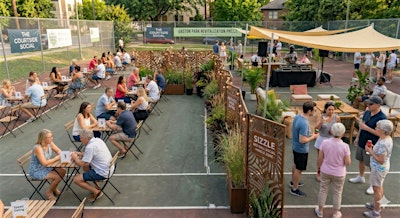 THE COURTSIDE SOCIAL: Speed Dating & 'SIZZLE Adult Red Ball Tennis Mixer | Gaston Park