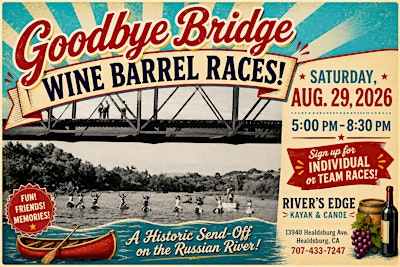 Bye Bye Bridge Wine Barrel Paddling Race | River's Edge Kayak & Canoe
