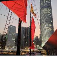 Sailing in Hongkong harbour