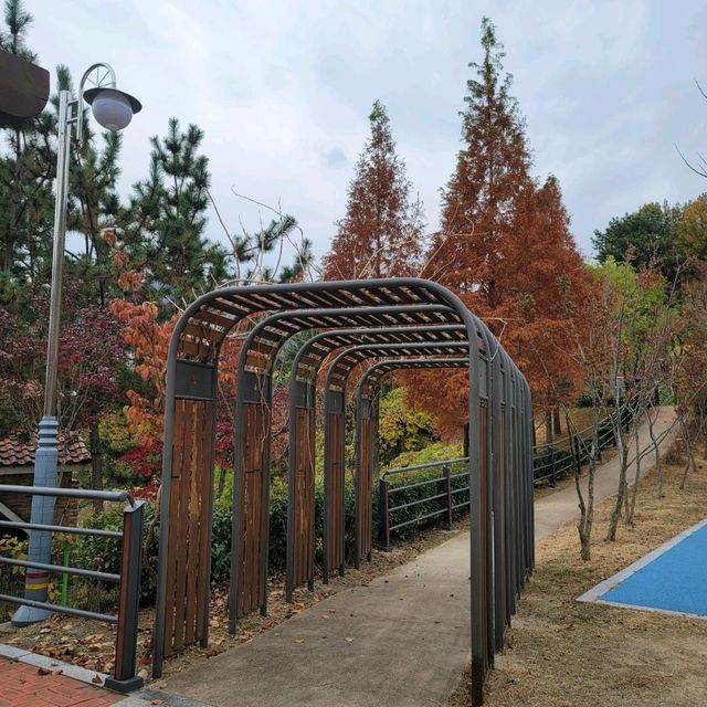 가을 분위기 즐기기 좋은 김해 반룡산공원
