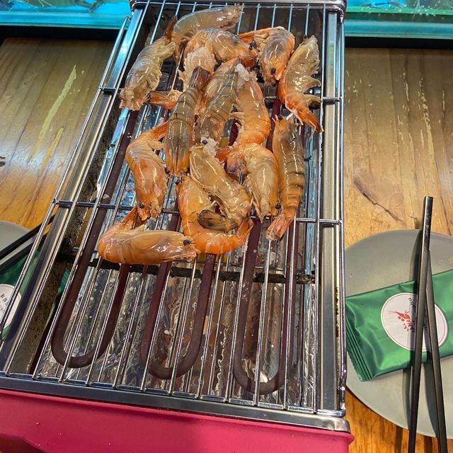 香港佐敦任食燒烤 蝦蝦燒