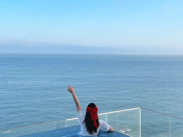 멋진 일출뷰는 덤 따뜻한 개인풀 🏊‍♀️ 기장 타이드어웨이풀빌라
