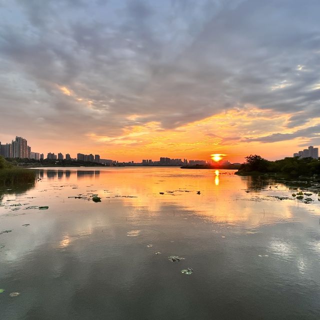 Sunset at Sonya Lake - Changsha County