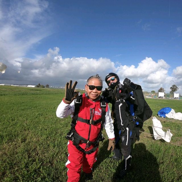 Ticking skydiving off the bucket list!