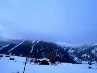 Switzerland kicks off 2023 with snow.