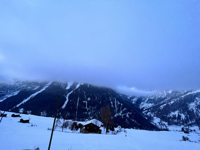 Switzerland kicks off 2023 with snow.