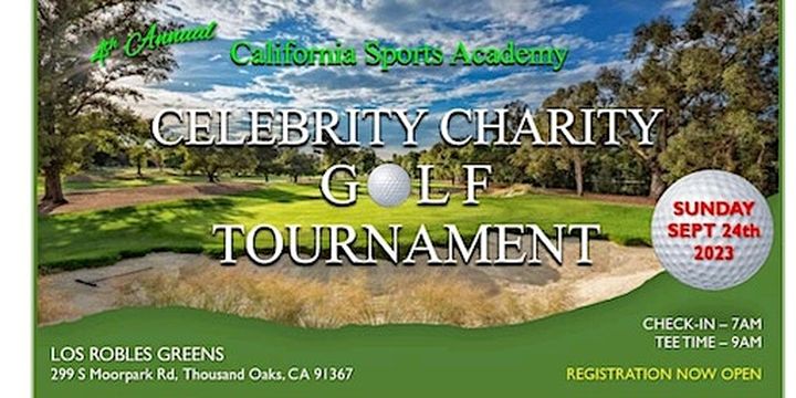 4th Annual California Sports Academy Charity Golf Tournament (Thousand Oaks) | Los Robles Greens