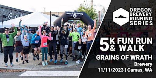 5k Beer Run - Grains of Wrath Brewery | 2023 OR Brewery Running Series | Grains of Wrath Brewery