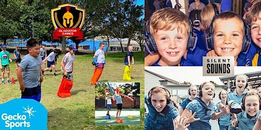 Gladiator Games & Silent Sounds FULL DAY SCHOOL HOLIDAYS | Robyn Webster Sports Centre