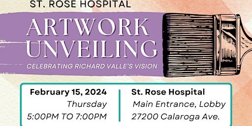 St. Rose Hospital Artwork Unveiling | St. Rose Hospital, Calaroga Avenue, Hayward, CA, USA