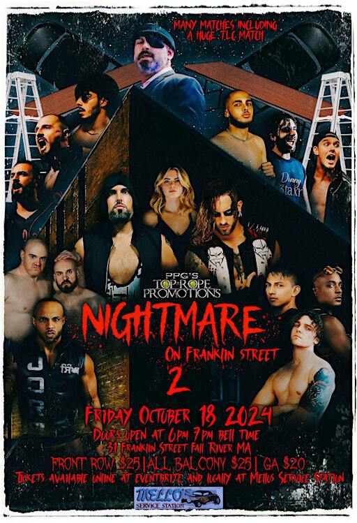Nightmare on Franklin Street 2 PAL Hall Tickets, Dates & Itineraries