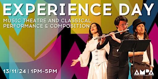 AMPA Experience Day - Music Theatre and Classical Performance & Composition | Academy of Music and Performing Arts (AMPA) | Surry Hills