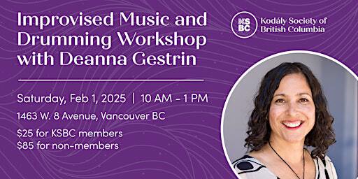 Improvised Singing and Drumming Workshop with Deanna Gestrin | W8 Living - Buzz 223