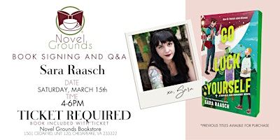 Q+A & Book Signing - Release Party Author Sara Raasch | Novel Grounds