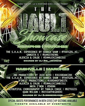 The Vault: Choreographers Showcase Tour Memphis | Timeless Event Center