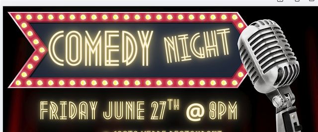 Costa Verde Comedy Night Friday June 27th | Costa Verde