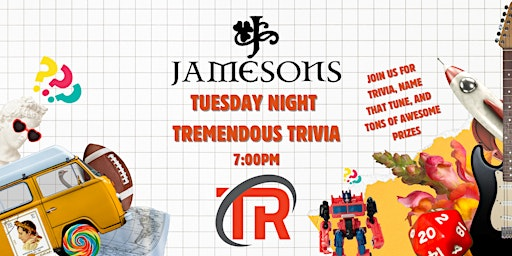 Calgary Tuesday Night Trivia at Jamesons Brentwood | Jamesons Pub