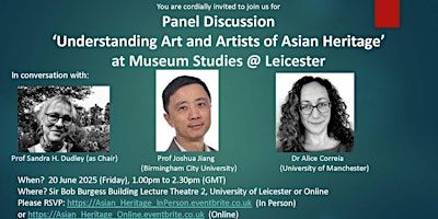 Understanding Art and Artists of Asian Heritage | Sir Bob Burgess Building Lecture Theatre 2