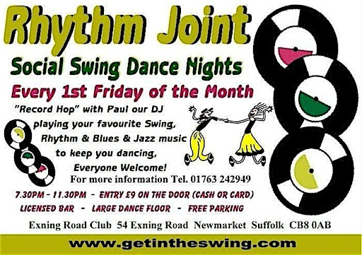 Rhythm Joint - Social Swing Dance Nights at The Exning Road Club, Newmarket | Exning Road Club