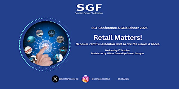 SGF Conference & Gala Dinner 2025 | DoubleTree by Hilton Glasgow Central