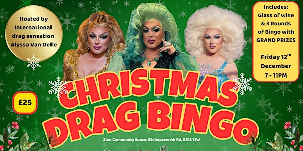 Christmas DRAG BINGO with Alyssa Van Delle | Zion Community Art Space