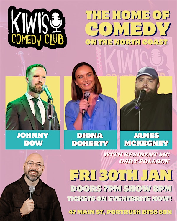 Kiwi's Comedy Club - 2026 Kickoff with Diona Doherty! | Kiwi's Comedy Club