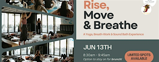 Rise, Move & Breathe - A Yoga, Breathwork & Sound Experience | 3895 Lakeside Rd