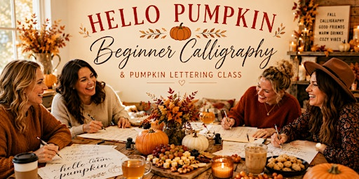 Ink Day: Hello Pumpkin Beginner Calligraphy & Pumpkin Lettering | Brown's Doughnut & Pastry Co