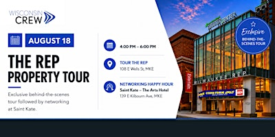 WCREW Property Tour: The Rep | The Milwaukee Rep