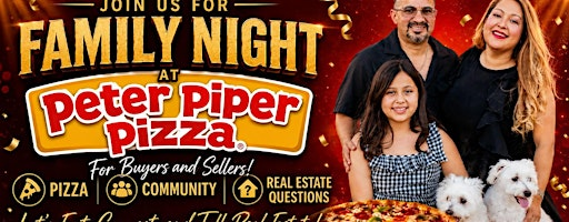 YOU’RE INVITED TO TEAM KIRBY’S FAMILY NIGHT! | Peter Piper Pizza – McAllen (Pecan & 10th Street)