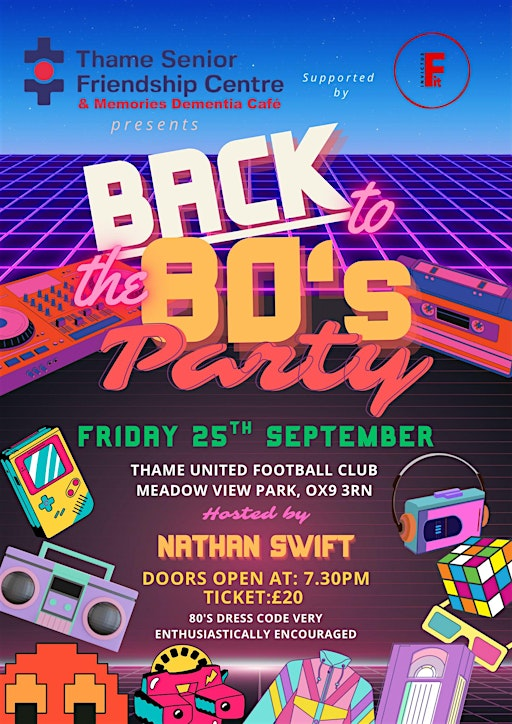 Back to the 80's Party | Thame Football Partnership
